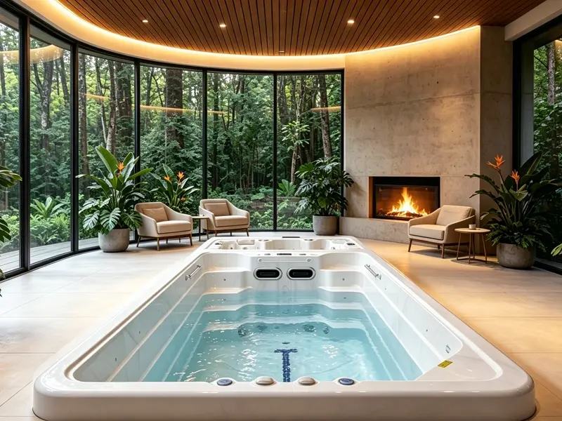 swim spa hot tub combo swim spa hot tub combo